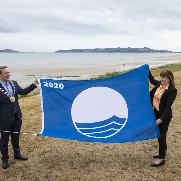 Blue Flag Portmarnock CE and Mayor