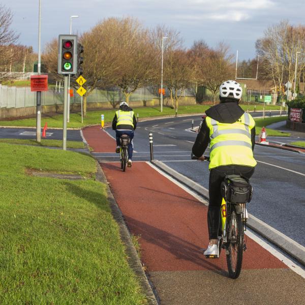 Active Travel cycling on bike lanes