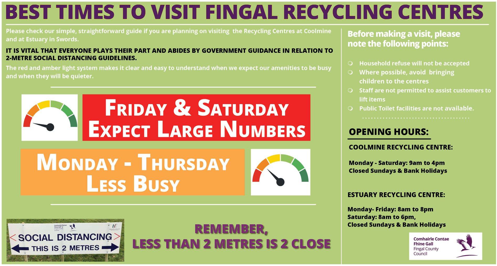 recycling centres social distancing