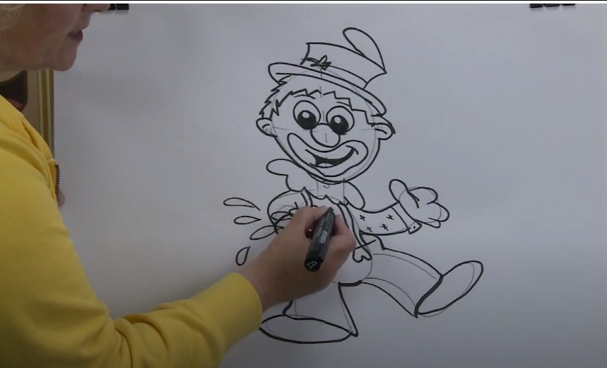 Cartoon With Tina