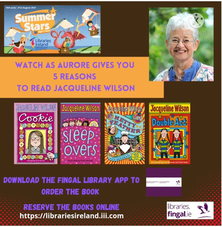Jacqueline Wilson with Aurore
